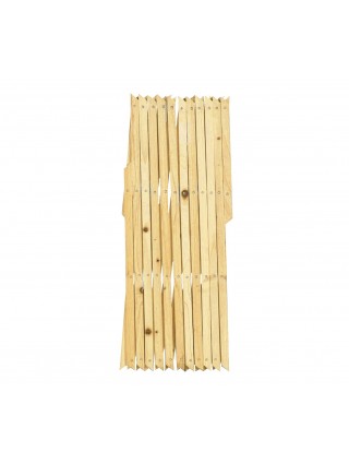 Traliccio in legno grigliato estensibile 434013 da 150x30 cm Welkhome per piante