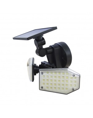 Lampada a pannello solare grandangolare 270° 78 LED 640788 sensore movimento