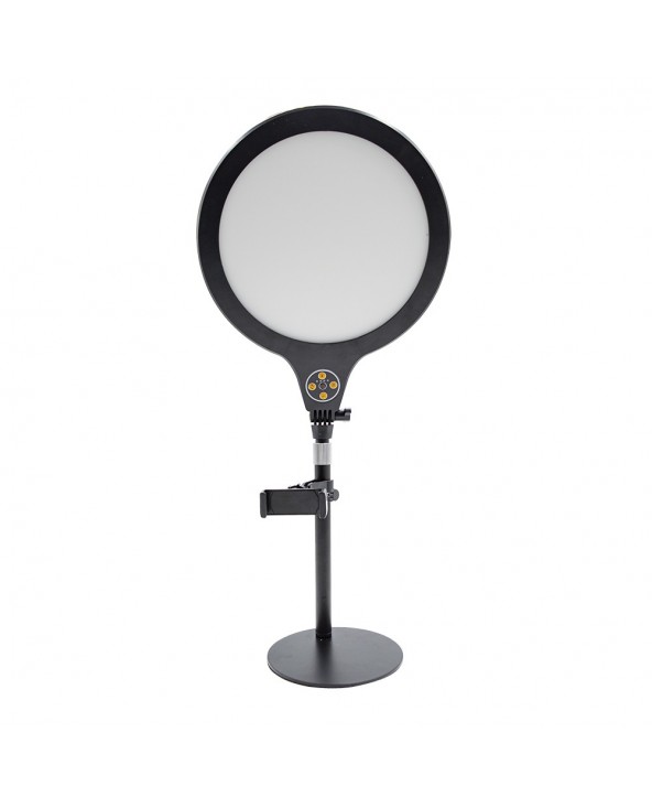 Lampada Led selfie da tavolo 26 cm con supporto 730485 timer e 3 modalità luce