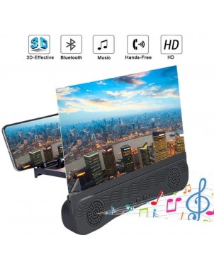 Lente 3D Amplificatore Audio e Video per Smartphone 12" 945362 Ricarica USB