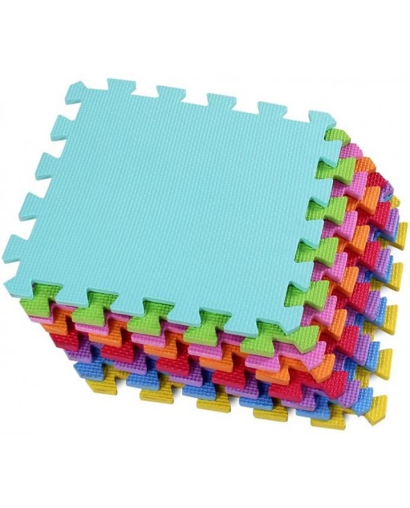 Tappeto gioco CIGIOKI puzzle componibile colorato 50 pezzi 30X30 cm schiuma eva
