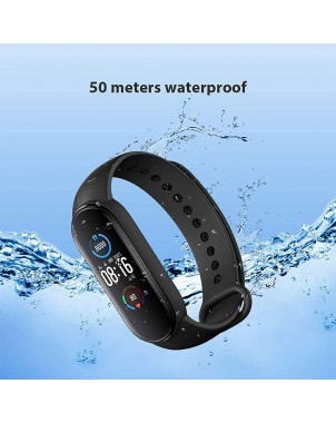Braccialetto Intelligente M6 Funzioni Fitness e Notifiche Smartwatch 0.96" | Nero