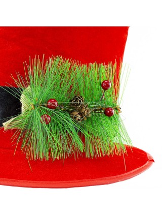 Puntale Cappello a Cilindro per Albero di Natale 6427007 Decorazione Natalizia