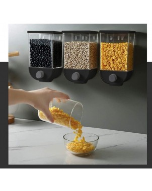 Dispenser Contenitore da 1 Kg Distributore Per Cereali Frutta Secca Legumi 10243 | Bianco