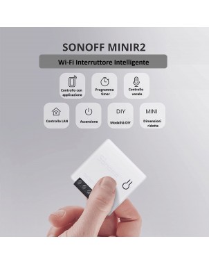 Sonoff Mini R2 Modulo Intelligente Automazione Domestica APP Controllo Vocale