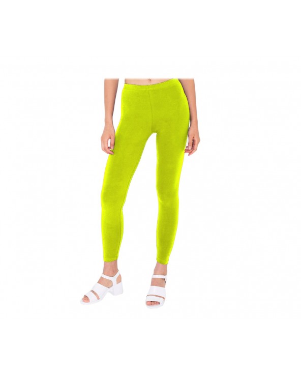 Leggings panta collant cotone modellante fuseaux leggins | L/XL - Lime