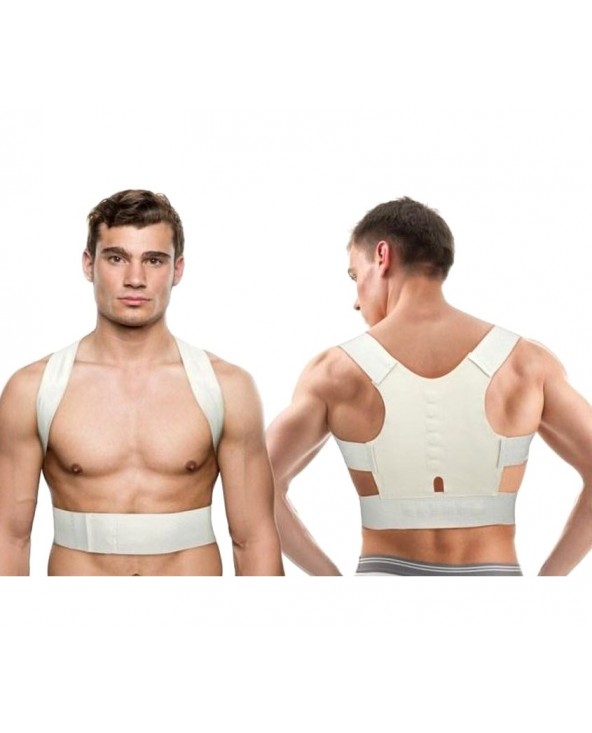 Supporto tutore a fascia con 12 magneti unisex correzione postura schiena spalle | S/M