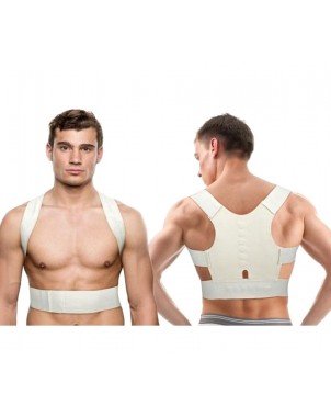Supporto tutore a fascia con 12 magneti unisex correzione postura schiena spalle | S/M
