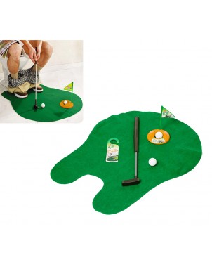 Gioco golf da bagno minigolf toilette set da gioco completo svago e divertimento