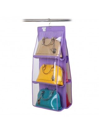 Organizzatore fino a 12 borse con gancio pratico organizer da armadio o porta