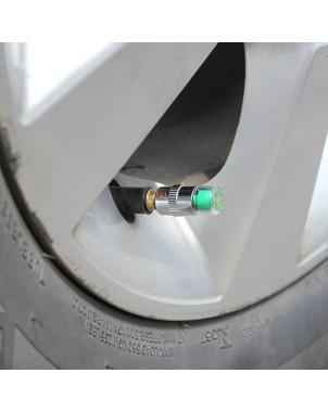 Kit 4 misuratori di pressione ruote con indicatore led universale 2,4 bar 36 PSI