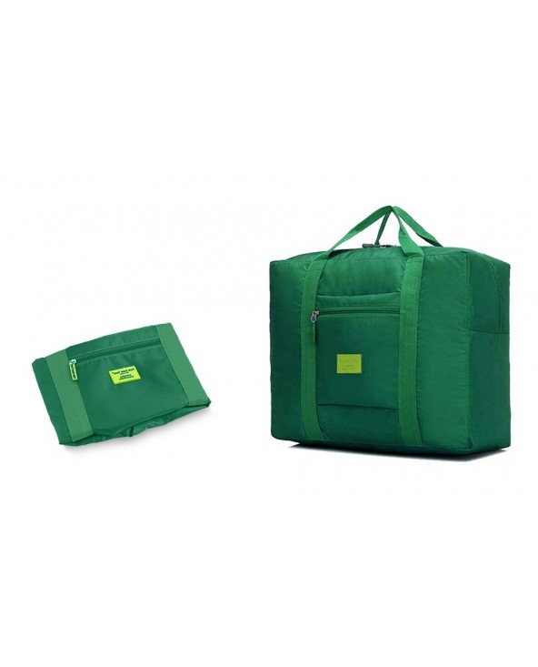 2791 Borsone bagaglio a mano pieghevole impermeabile con supporto da trolley | Verde