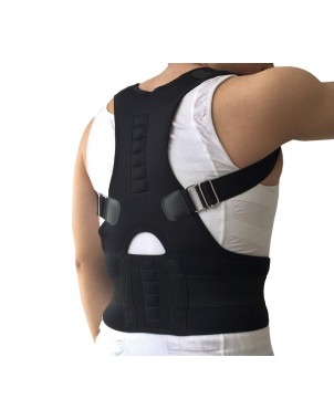 Supporto fascia posturale con magneti 70097 real doctor correzione spalle