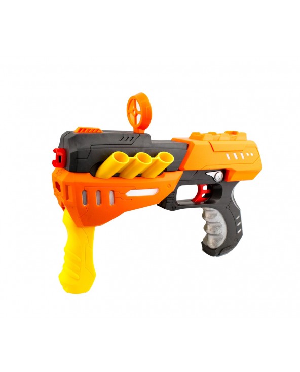 Fucile giocattolo AIR SPORT GUN 281567 con dardi morbidi e bersaglio inclusi | Arancio